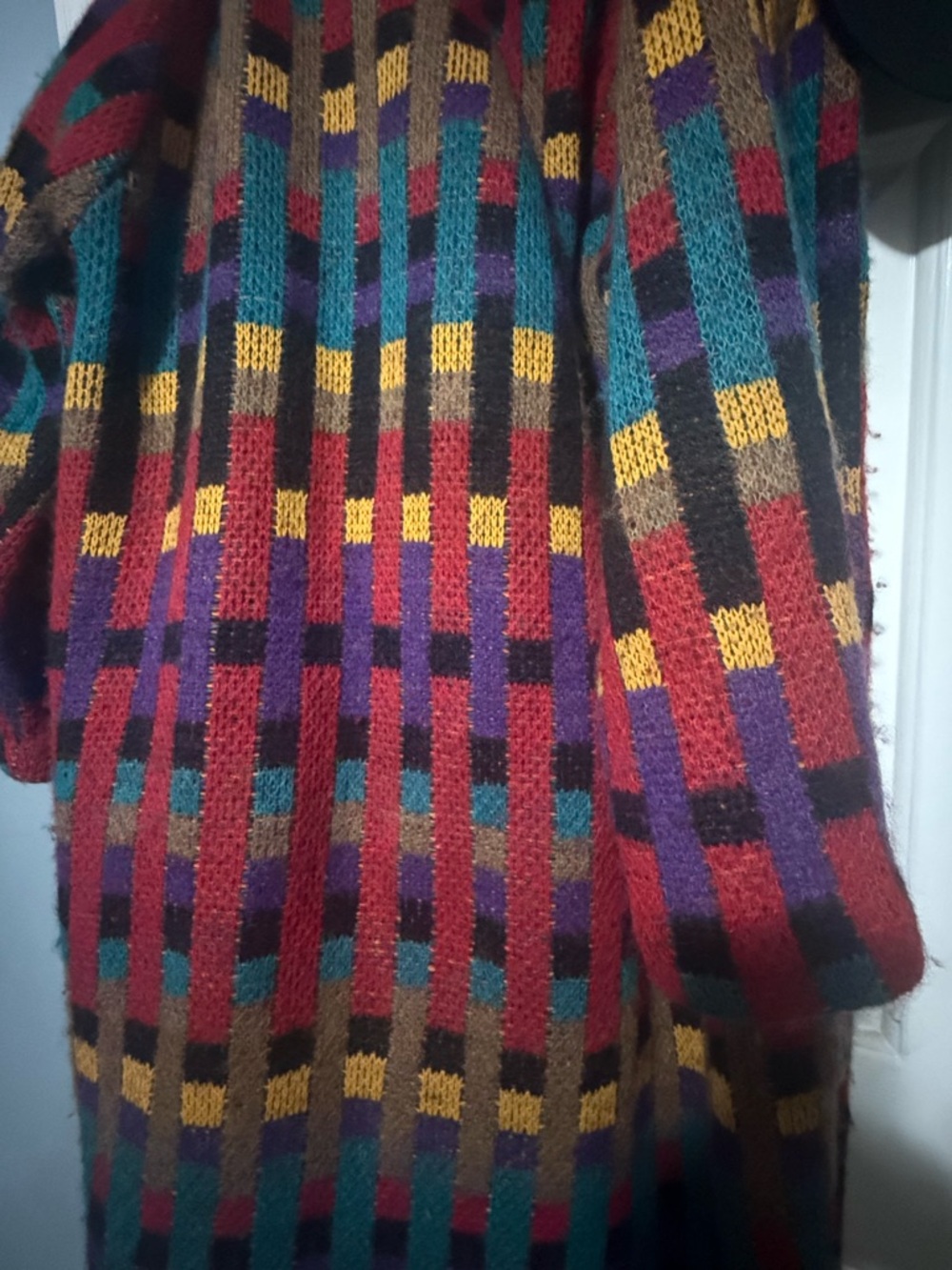 RARE vintage 80s Mohair Blend Sweater
Coat Maxi Cardigan Duster